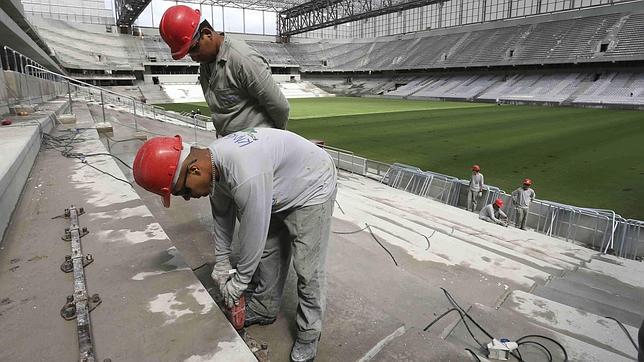 El estadio de Curitiba, donde jugará España, no tendrá tiempo para pruebas