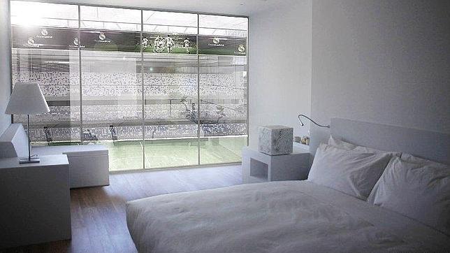 Una de las habitaciones del hotel