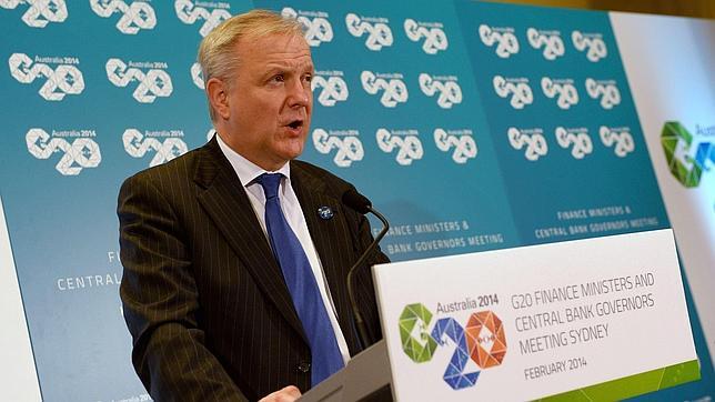 Olli Rehn aconseja a España recortes de gasto en lugar de subidas de impuestos