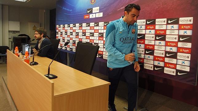 Xavi: «Me cabrea no estar en el campo pero respeto la decisión del entrenador»