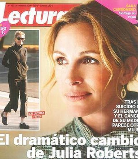 Julia Roberts y su dramático cambio físico tras la muerte de su hermanastra