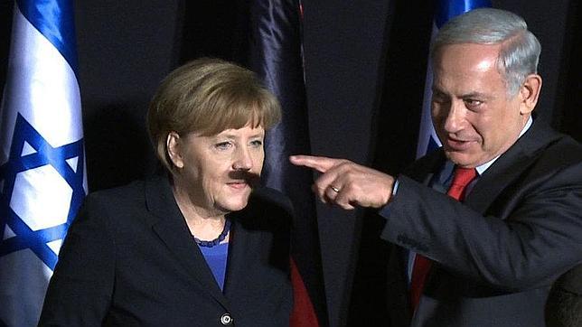 El «bigote» a lo Hitler de Angela Merkel revoluciona las redes