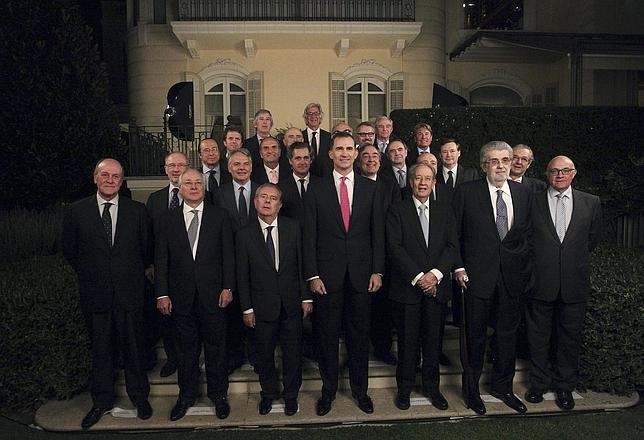 El Príncipe cenó con una veintena de empresarios del Foro Puente Aéreo