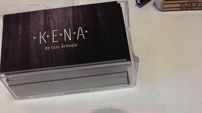 Tarjeta de presentación del restaurante peruano Kena de Madrid