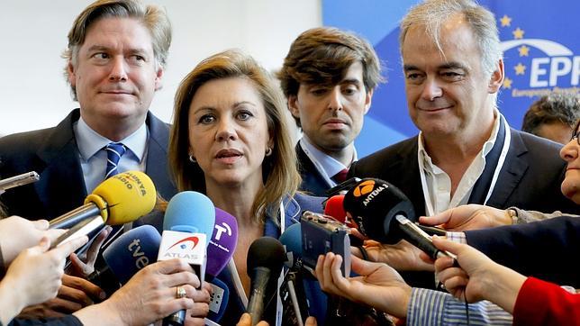 Cospedal, sobre la crisis del PP vasco: «Ni presiones ni amago de dimisión»