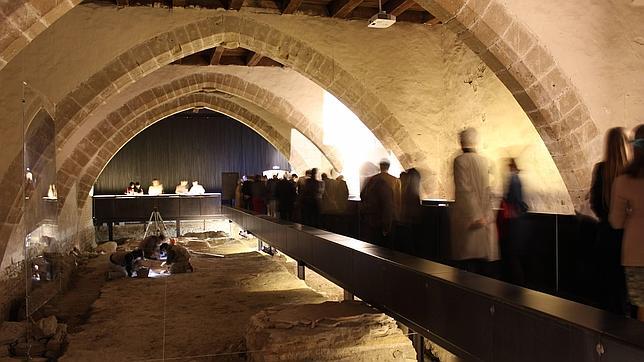 Una sala de la exposición Occidens