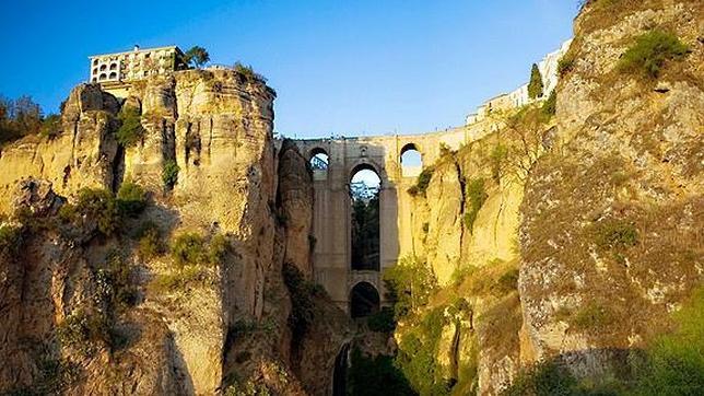 Puente Nuevo, en el Tajo de Ronda, sobre el río Guadalevín