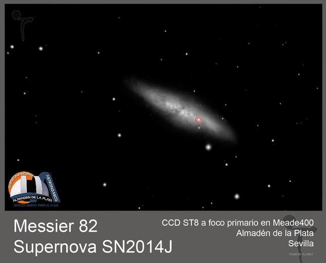 La supernova más luminosa de los últimos tiempos