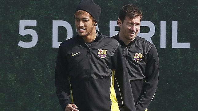Messi y Neymar, como agua y aceite