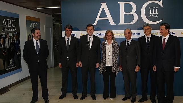 Mariano Rajoy: «Que ABC cumpla 110 años es una prueba inapelable de su éxito»