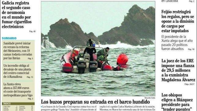 El conflicto del cerco y el rescate del «Santa Ana» continúa en primera línea