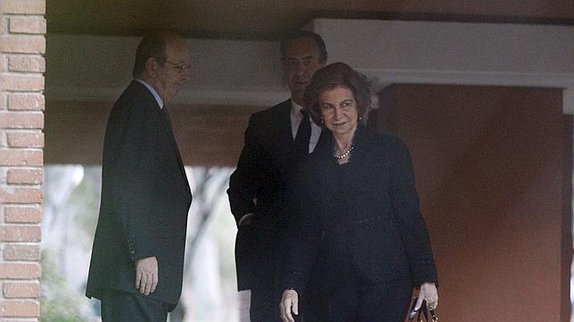 La Reina da sus condolencias a los Marichalar por la muerte de Concepción Sáenz de Tejada