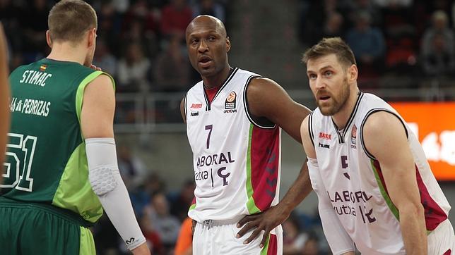 Lamar Odom se despide del Laboral Kutxa