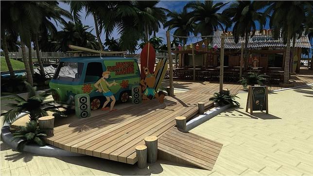 El parque Warner inaugura en junio su área acuática