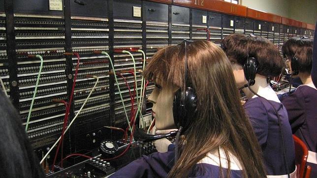 Recreación en el museo de telecomunicaciones de Madrid