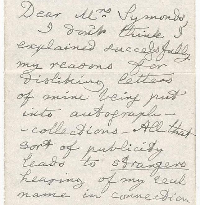 Una carta inédita de Lewis Carroll, vendida por 14.135 euros