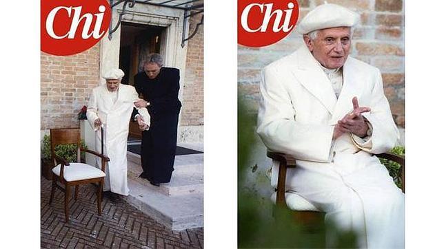 Un fatigado Benedicto XVI reaparece por el día de San José