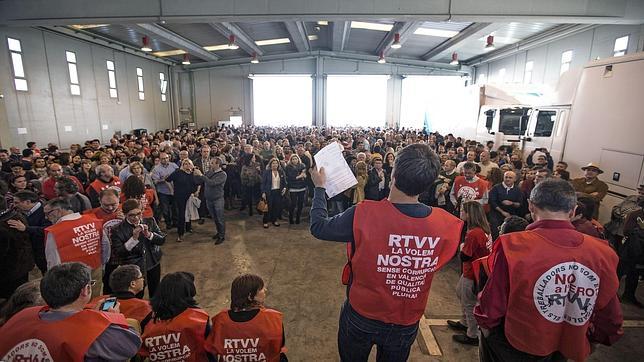 RTVV valora el respaldo del 70% de la plantilla al ERE y acepta el acuerdo