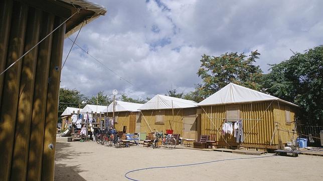 Casas de tubos de papel