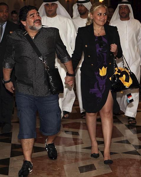 La exnovia de Maradona ha perdido el hijo que esperaba con el astro