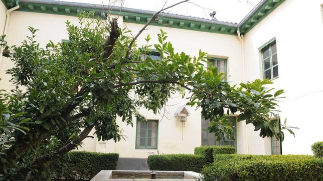 Patio interior del palacete de la finca Torre Arias