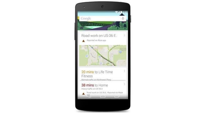 Google Now te avisará de cortes de tráfico o accidentes sin que preguntes