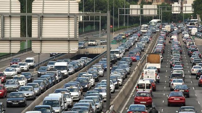 Las carreteras donde más atascos se generan en Madrid