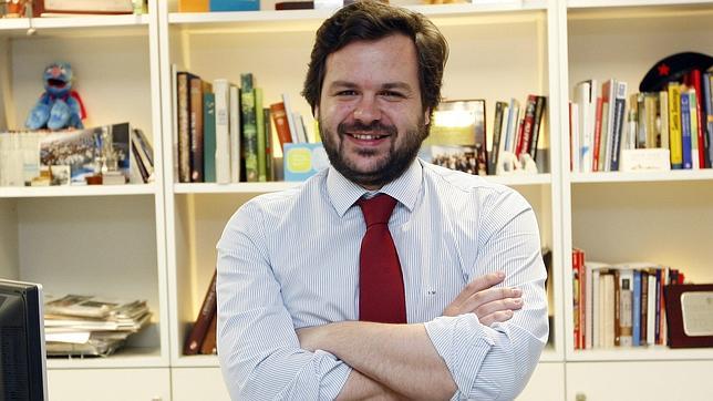 Uriarte, en su despacho durante una entrevista con ABC