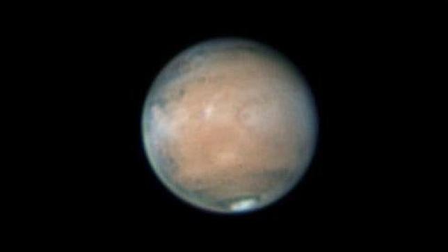 Marte se acerca y aparece más grande y brillante que nunca