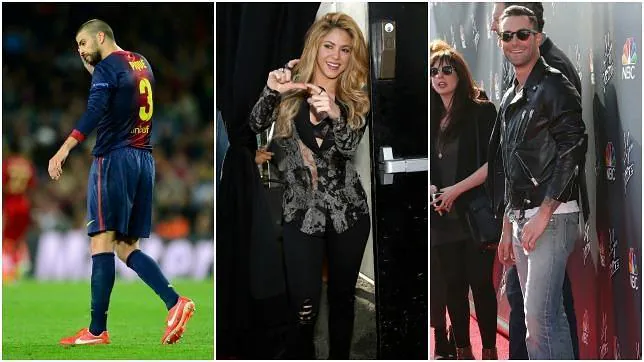 Piqué, ¿celoso de la relación de Shakira con Adam Levine?