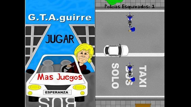 Crean juego que invita a meterse en la piel de Esperanza Aguirre para esquivar a la Policía