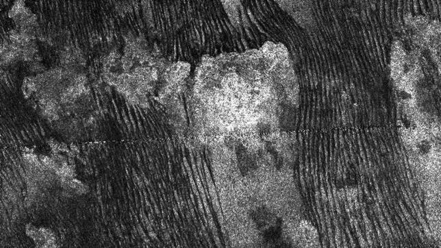 Un jardín Zen en la superficie de Titán