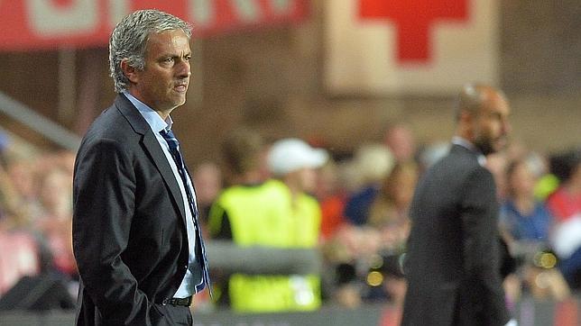 Mourinho y Guardiola, en la última Supercopa de Europa