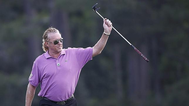 Miguel Ángel Jiménez debuta a lo grande en el Champions Tour