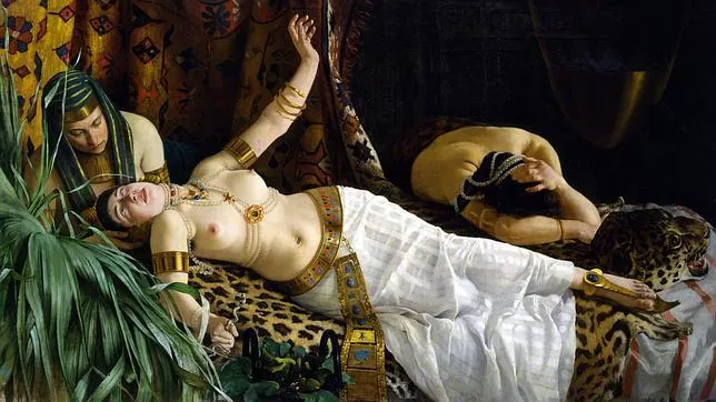 pintura de marcos antonio y cleopatra