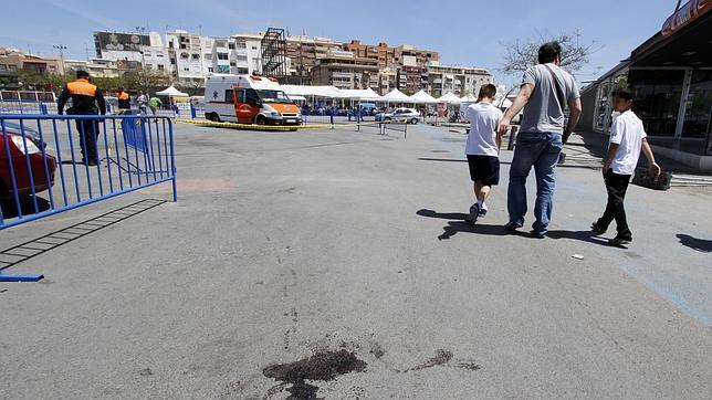 Veinte niños resultan heridos al salir volando unos hinchables en Alicante