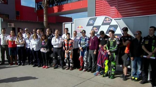Los pilotos españoles despiden a Tito Vilanova en Termas de Río Hondo