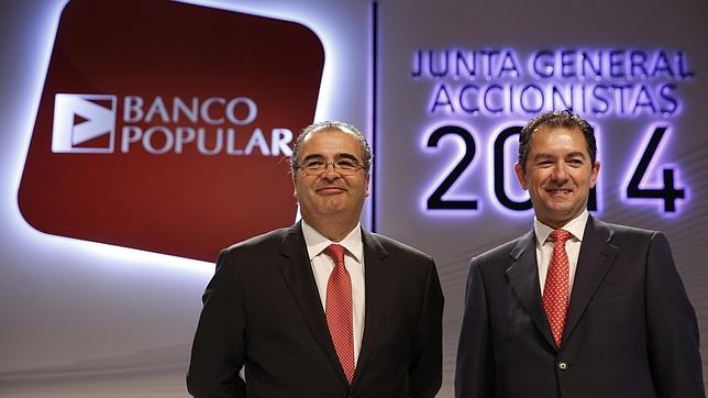 El Banco Popular gana 63 millones en el primer trimestre, el 39,5% menos