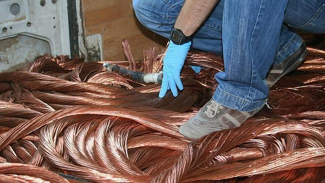 Los robos de cable de cobre para su posterior venta se han generalizado en toda España