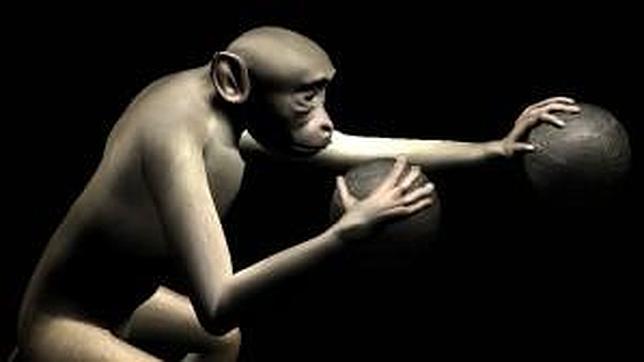 Un avatar de cuerpo (en la imagen) completo es "manejado" mentalmente por un mono en el laboratorio de Nicolelis