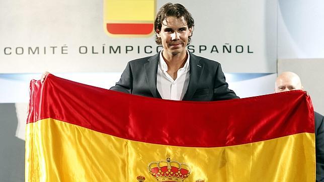 Rafa Nadal, abanderado español en los Juegos de 2012, se muestra siempre orgulloso de su país, España