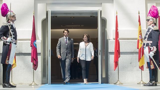 Nadal, Hijo Adoptivo de Madrid: «Este título va más allá de mis méritos»