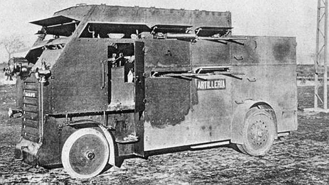 «Schneider-Brillié», el primer «autobús» blindado del Ejército Español que luchó en Marruecos