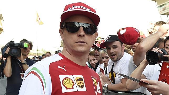 Raikkonen enfurece en Montmeló