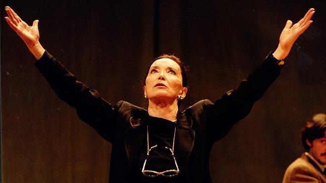 Nuria Espert, en la obra de teatro «Master Class»