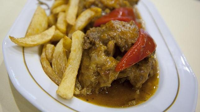 Rabo de toro en La Cruz Blanza