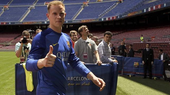 Ter Stegen: «Valdés es extraordinario, pero yo soy yo mismo»
