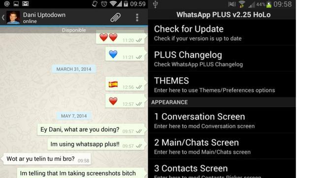 WhastApp Plus: cuando la aplicación no oficial rivaliza con la original