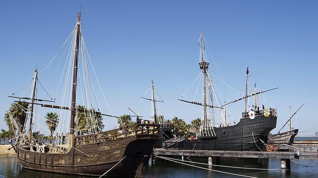 Réplicas de las carabelas y la nao de Colón