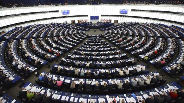 Ssesión plenaria en el Parlamento Europeo, en Estrasburgo (Francia), el pasado 15 de abril